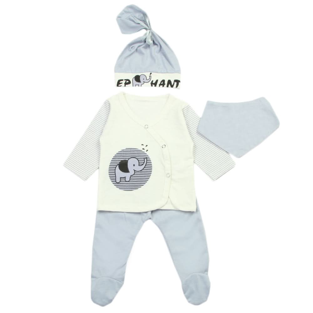 Newborn Boys Full Sleeves Suit - Light Purple, Newborn Boys Sets & Suits, Chase Value, Chase Value