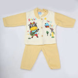 Newborn Boy Full Sleeves Polar Suit - Yellow, Kids, NB Boys Sets And Suits, Chase Value, Chase Value