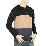 Men's Full Sleeves T-Shirt - Black, Men, T-Shirts And Polos, Chase Value, Chase Value