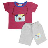 Newborn Boys Half Sleeves Suit - Red, Kids, New Born Boys Sets And Suits, Chase Value, Chase Value