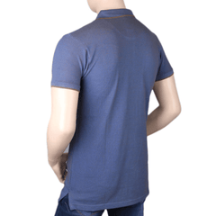 Men's Half Sleeves T-Shirt - Steel Blue, Men's Fashion, Chase Value, Chase Value