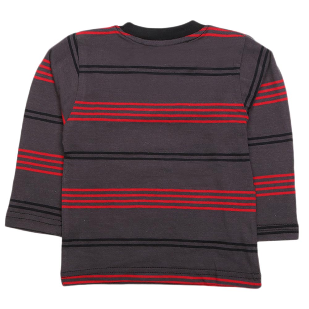 Boys Full Sleeves T-Shirt - Grey, Kids, Boys T-Shirts, Chase Value, Chase Value