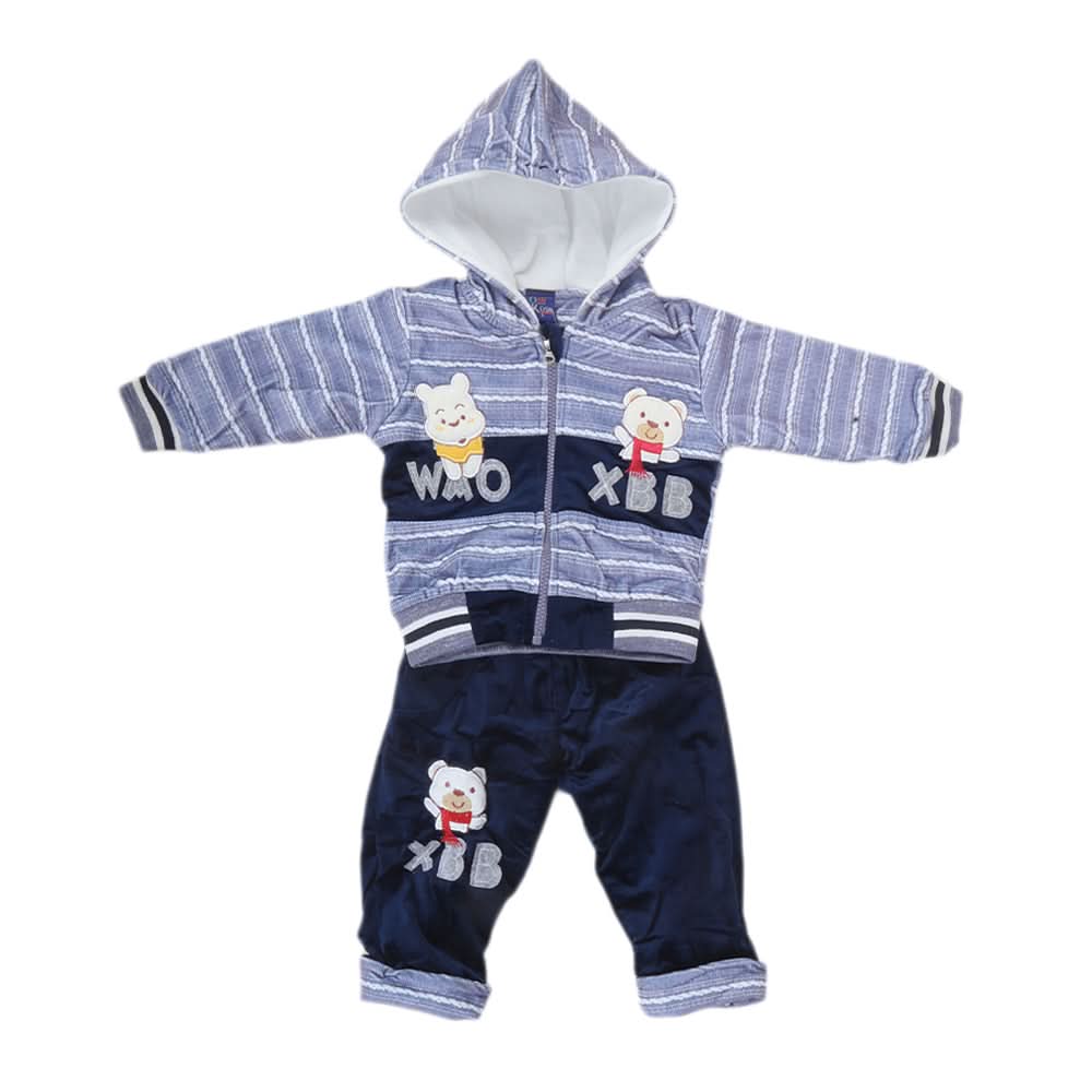 Boys Full Sleeves Suit - Navy Blue, Kids, Boys Sets And Suits, Chase Value, Chase Value