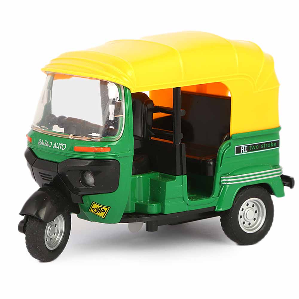 Die Cast Rickshaw - Green, Kids, Non-Remote Control, Chase Value, Chase Value