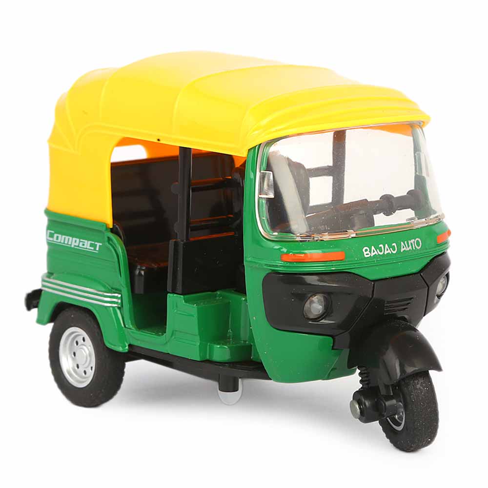 Die Cast Rickshaw - Green, Kids, Non-Remote Control, Chase Value, Chase Value