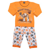 Boys Full Sleeves 2 Pcs Suit - Orange, Kids, Boys Sets And Suits, Chase Value, Chase Value