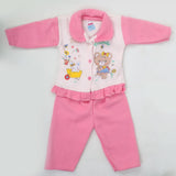 Newborn Girl Full Sleeves Polar Suit 8282 - Pink, Kids, NB Girls Sets And Suits, Chase Value, Chase Value