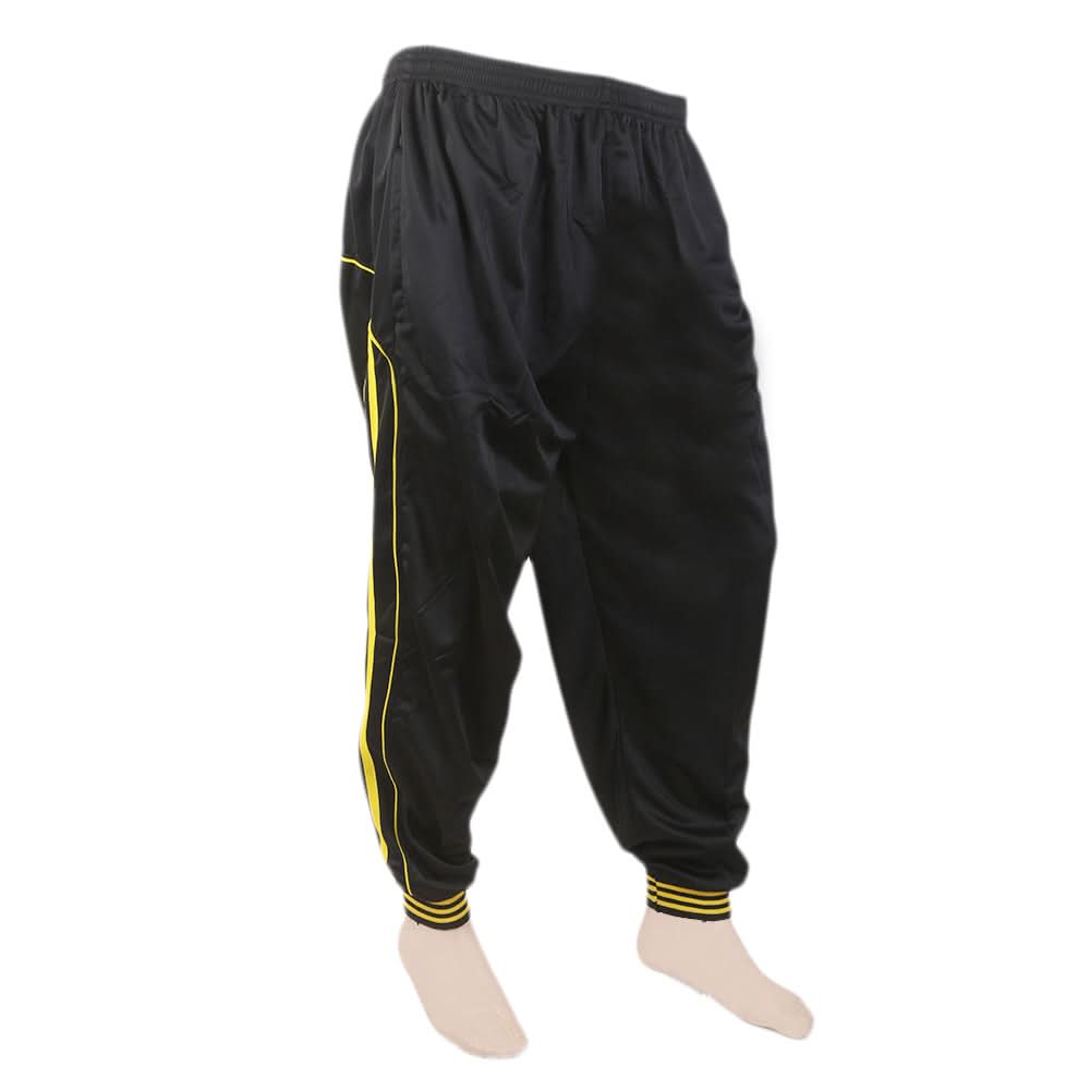 Men's Trouser - Black & Yellow, Men, Lowers And Sweatpants, Chase Value, Chase Value