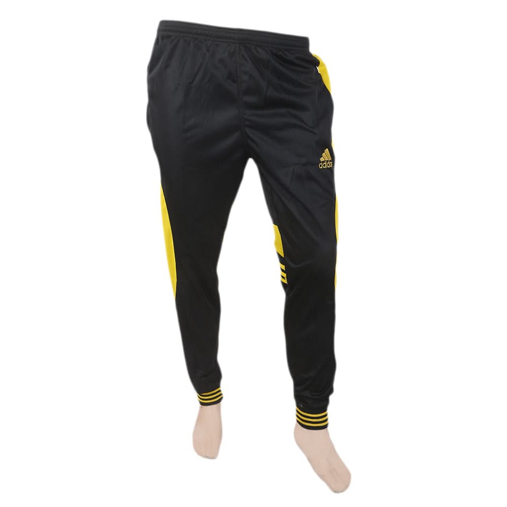 Men's Trouser - Black & Yellow, Men, Lowers And Sweatpants, Chase Value, Chase Value