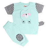 Newborn Boys Half Sleeves Suit - Cyan, Kids, New Born Boys Sets And Suits, Chase Value, Chase Value