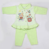 Newborn Girl Full Sleeves Polar Suit - Green, Kids, NB Girls Sets And Suits, Chase Value, Chase Value