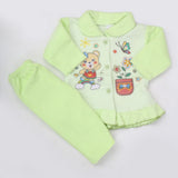 Newborn Girl Full Sleeves Polar Suit - Green, Kids, NB Girls Sets And Suits, Chase Value, Chase Value