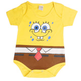 Newborn Boys Half Sleeves Romper - Yellow, Kids, Newborn Boys Rompers, Chase Value, Chase Value