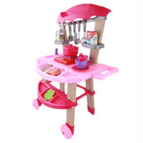 Kitchen Trolly Set For Kids - Pink, Kids, Cosmetic and Kitchen Sets, Chase Value, Chase Value
