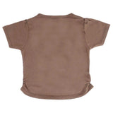 Girls Half Sleeves Printed T-Shirt - Brown, Kids, Girls T-Shirts, Chase Value, Chase Value