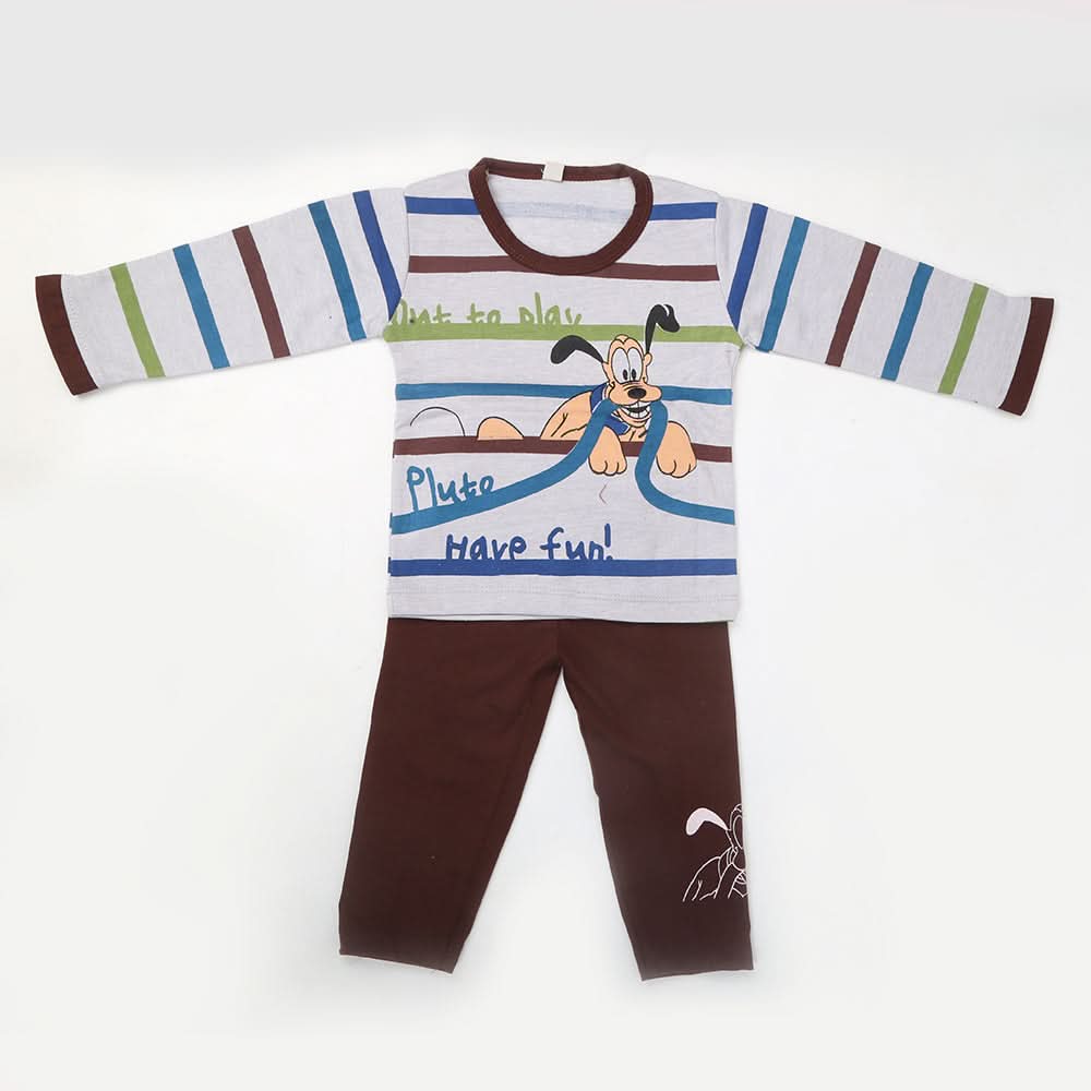 Boys Full Sleeves Suit 8632 - Coffee, Kids, Boys Sets And Suits, Chase Value, Chase Value