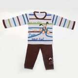 Boys Full Sleeves Suit 8632 - Coffee, Kids, Boys Sets And Suits, Chase Value, Chase Value