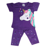 Newborn Girls Half Sleeves Suit - Purple, Kids, Newborn Girls Sets And Suits, Chase Value, Chase Value