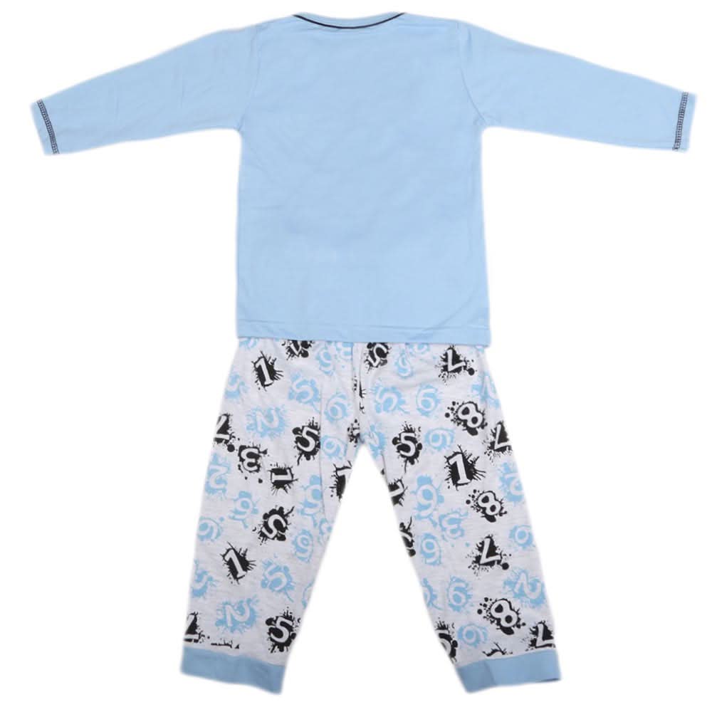 Boys Full Sleeves 2 Pcs Suit - Blue, Kids, Boys Sets And Suits, Chase Value, Chase Value