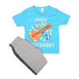 Boys Half Sleeves Short Suit  SML CVC-47-Blue, Kids, Boys Sets And Suits, Chase Value, Chase Value