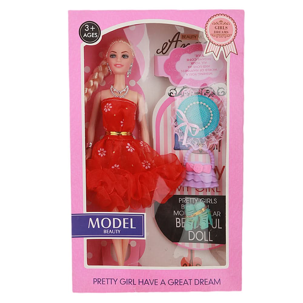 Beauty Model Girl Doll - Red, Kids, Dolls and House, Chase Value, Chase Value