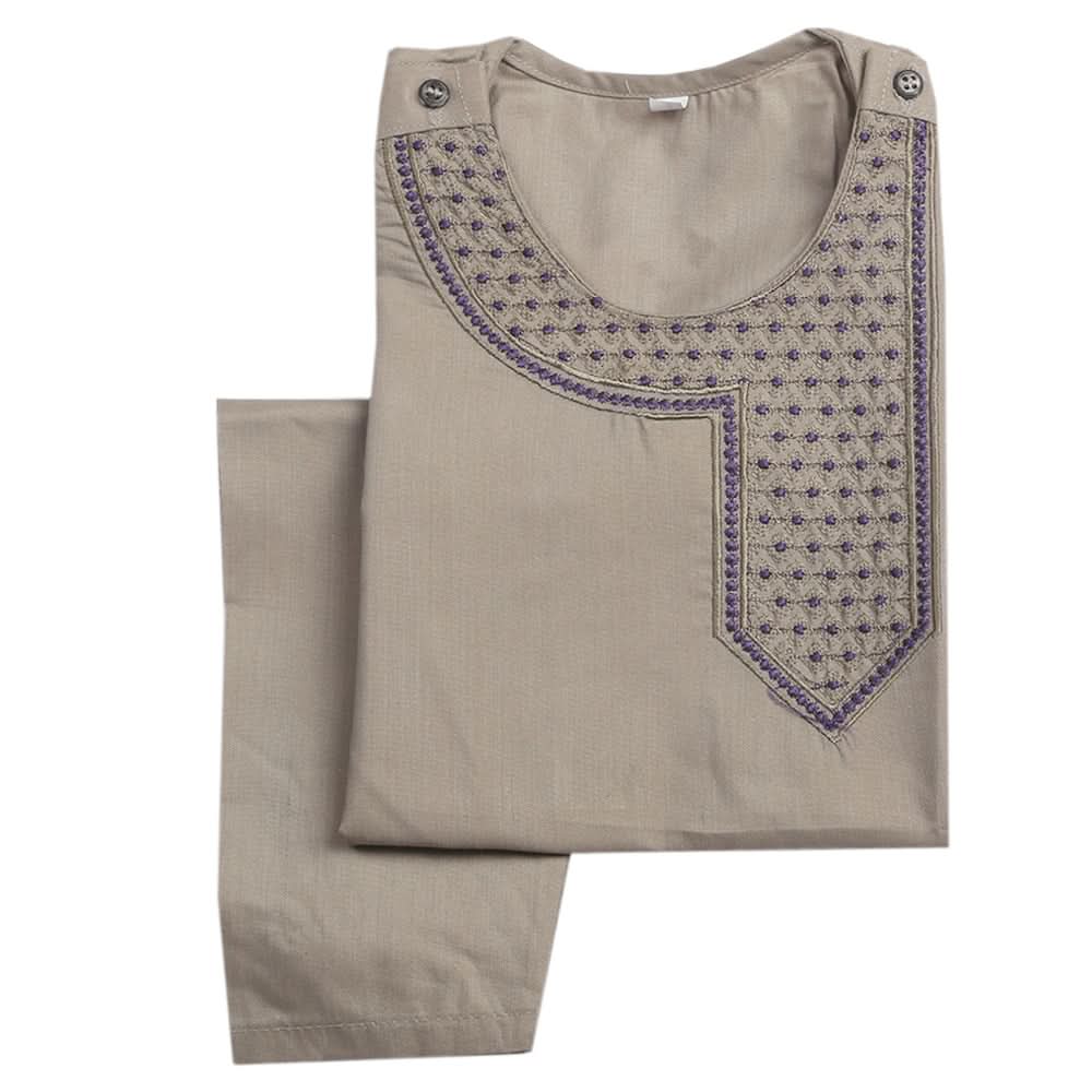 Newborn Boys Shalwar Suit - Light Brown, Kids, Newborn Boys Shalwar Suits, Chase Value, Chase Value