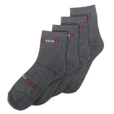 Men’s 2 Pieces Long Ankle Socks - Grey, Men, Mens Socks, Chase Value, Chase Value