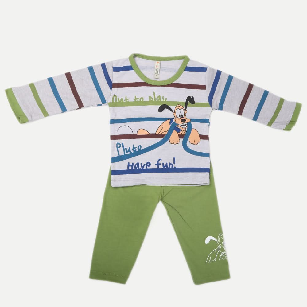 Boys Full Sleeves Suit 8632 - Green, Kids, Boys Sets And Suits, Chase Value, Chase Value