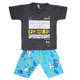 Boys Half Sleeves 2 Piece Suit - Grey, Kids, Boys Sets And Suits, Chase Value, Chase Value