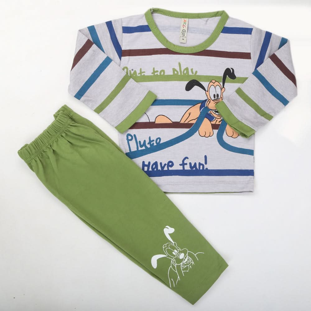 Boys Full Sleeves Suit 8632 - Green, Kids, Boys Sets And Suits, Chase Value, Chase Value