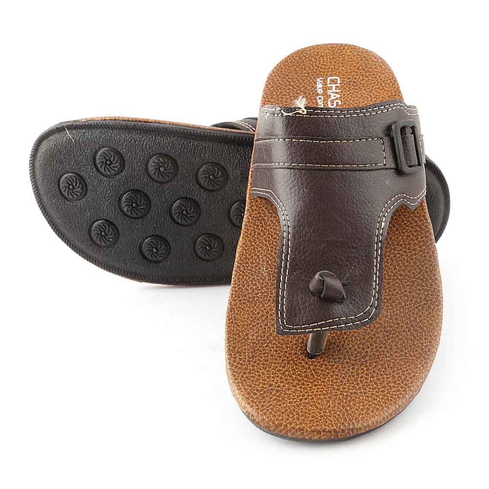 Men's Slippers (739) - Brown, Men, Slippers, Chase Value, Chase Value