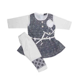 Girls Fancy 2 Piece Suit - Dark Grey, Kids, Girls Sets And Suits, Chase Value, Chase Value