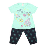 Girls Half Sleeves Tights Suits - Green, Kids, Girls Sets And Suits, Chase Value, Chase Value