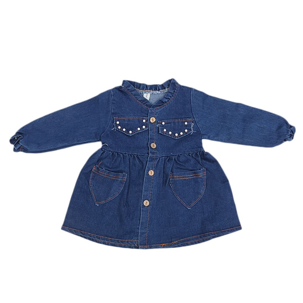 Girls Denim Top - Blue, Kids, Tops, Chase Value, Chase Value