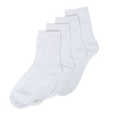 Men’s 2 Pieces Long Ankle Socks - White, Men, Mens Socks, Chase Value, Chase Value