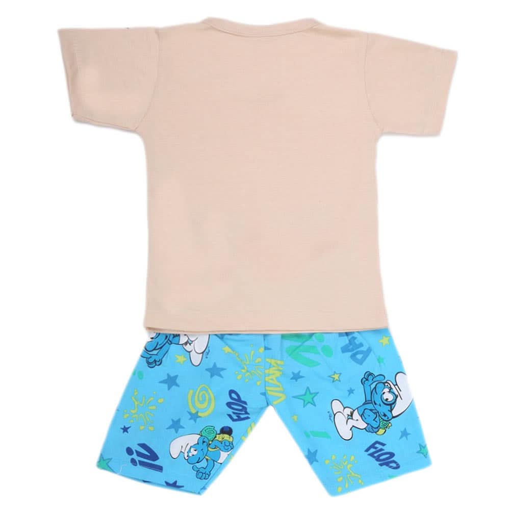 Boys Half Sleeves 2 Piece Suit - Fawn, Kids, Boys Sets And Suits, Chase Value, Chase Value