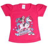 Newborn Girls Half Sleeves T-Shirt - Dark Pink, Kids, Newborn Girls T-Shirts, Chase Value, Chase Value
