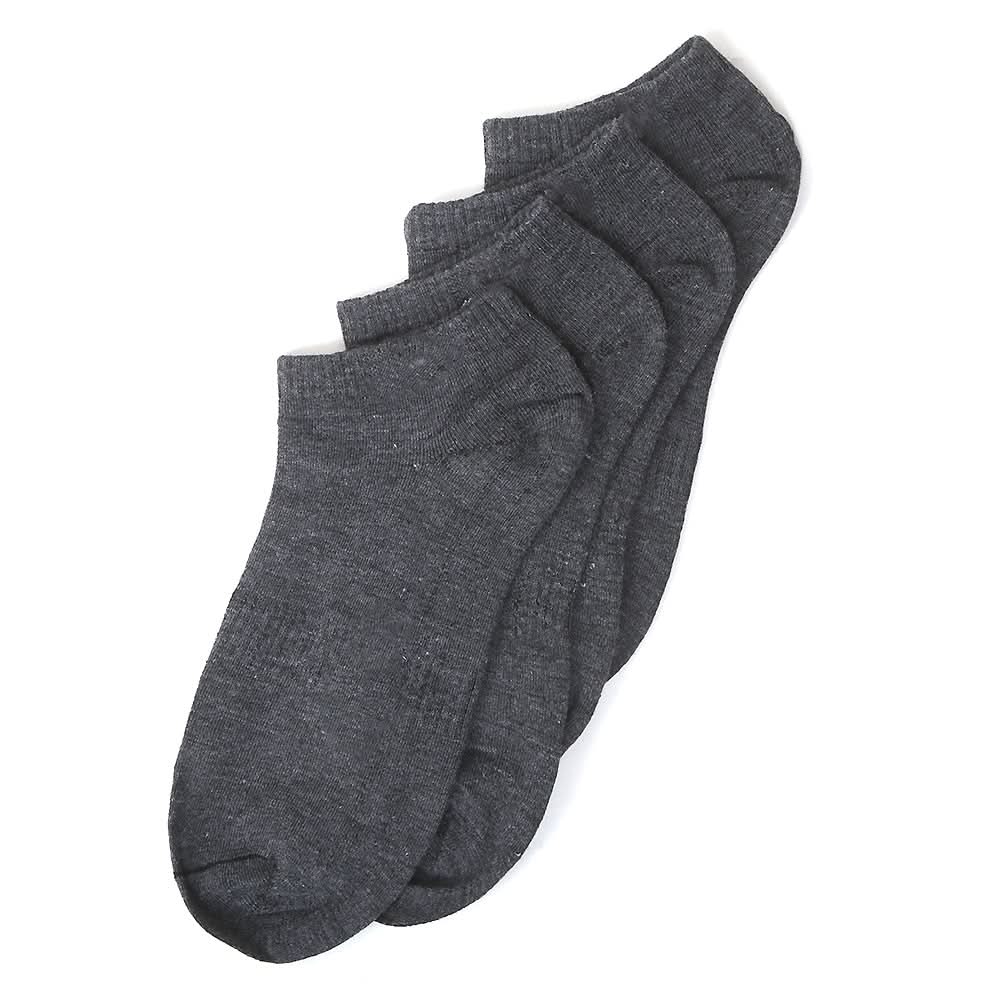 Men’s 2 Pieces Ankle Socks - Grey, Men, Mens Socks, Chase Value, Chase Value