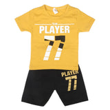 Boys Half Sleeves Short Suit  SML CVC-48-Mustard, Kids, Boys Sets And Suits, Chase Value, Chase Value