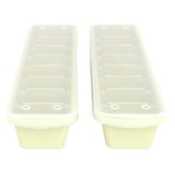 Ice Cube Tray 2 Pcs Set with Lid - Light Green, Home & Lifestyle, Serving And Dining, Chase Value, Chase Value