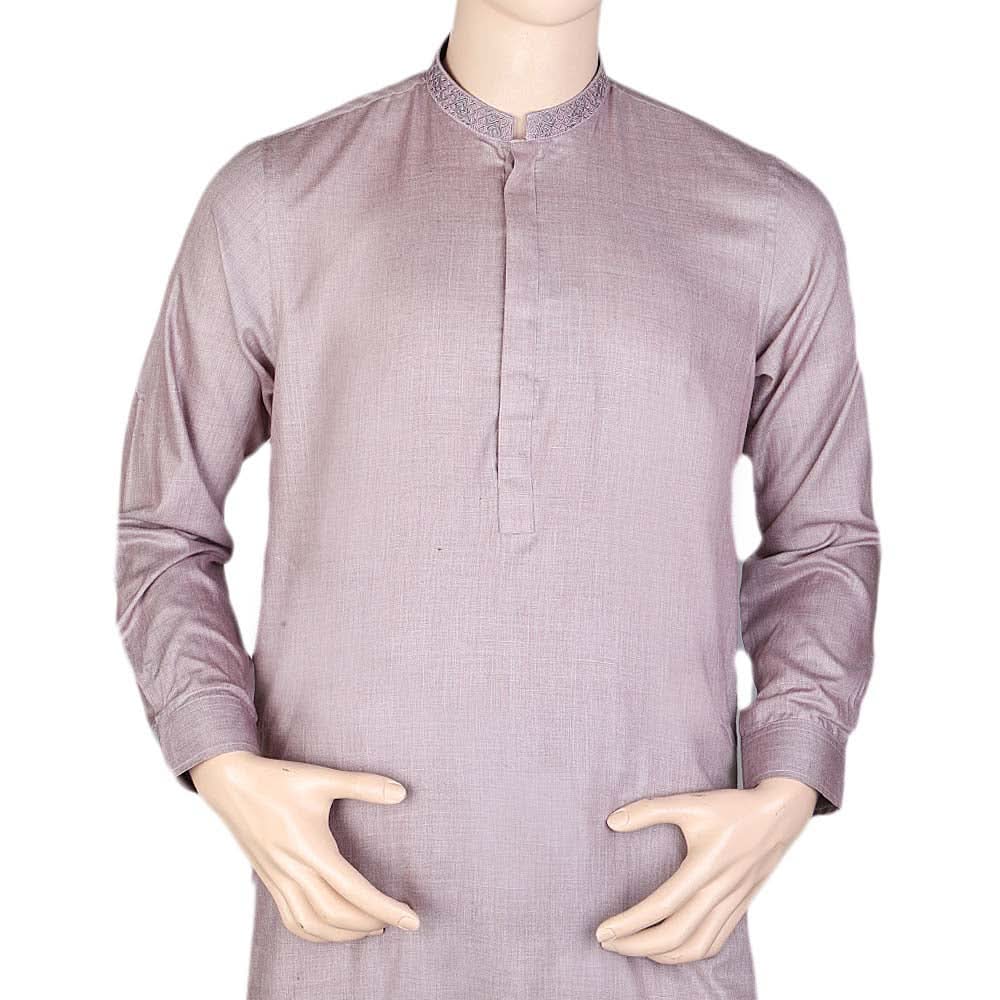 Men's Kameez Shalwar -Embroidered- Light Purple, Men, Shalwar Kameez, Chase Value, Chase Value