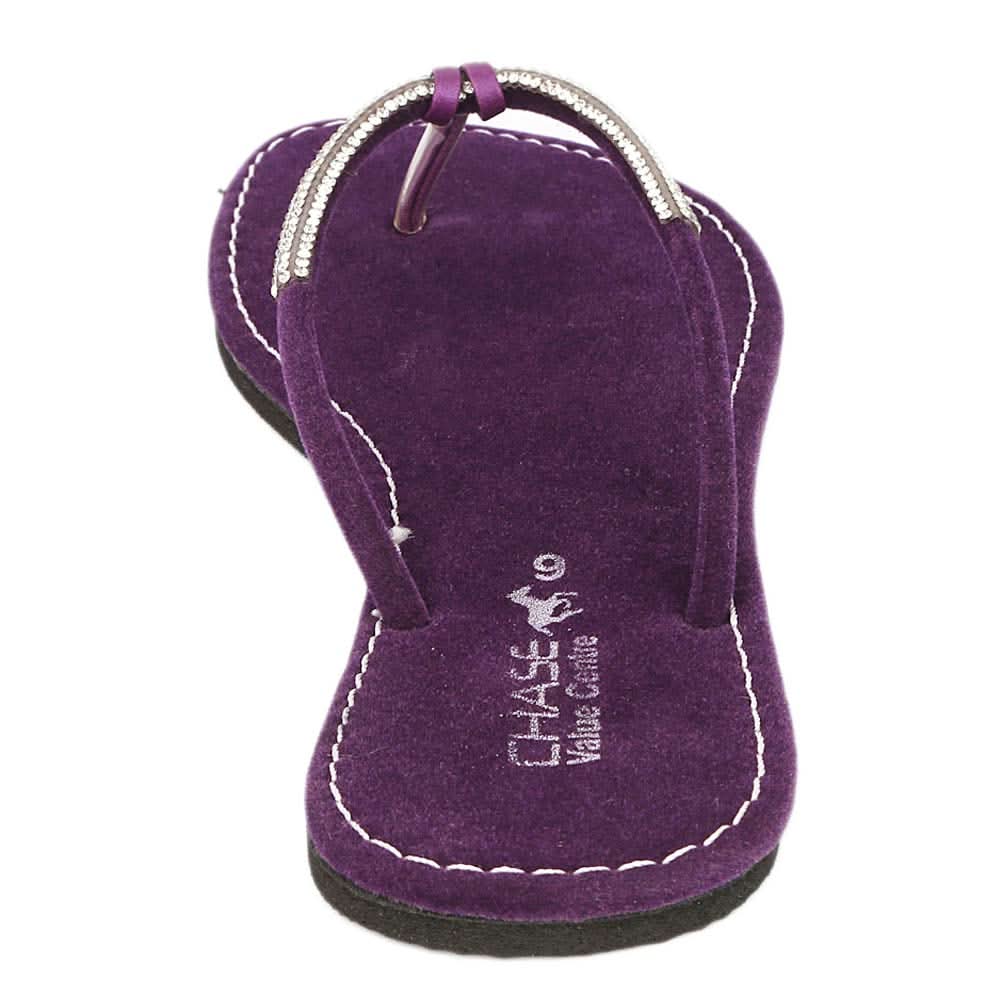 Women's Slipper (J322) Purple, Women, Slippers, Chase Value, Chase Value