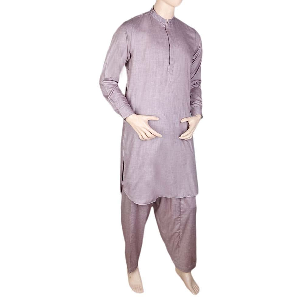 Men's Kameez Shalwar -Embroidered- Light Purple, Men, Shalwar Kameez, Chase Value, Chase Value