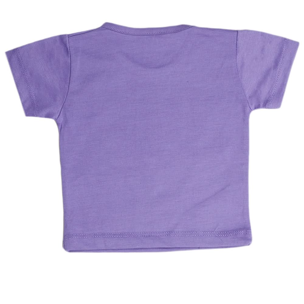 Newborn Boys Half Sleeves T-Shirt - Purple, Kids, Newborn Boys Shirts And T-Shirts, Chase Value, Chase Value