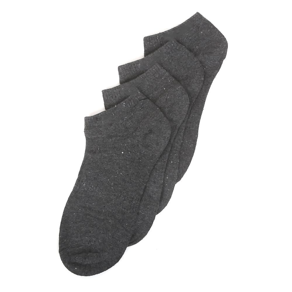 Men’s 2 Pieces Ankle Socks - Dark Grey, Men, Mens Socks, Chase Value, Chase Value