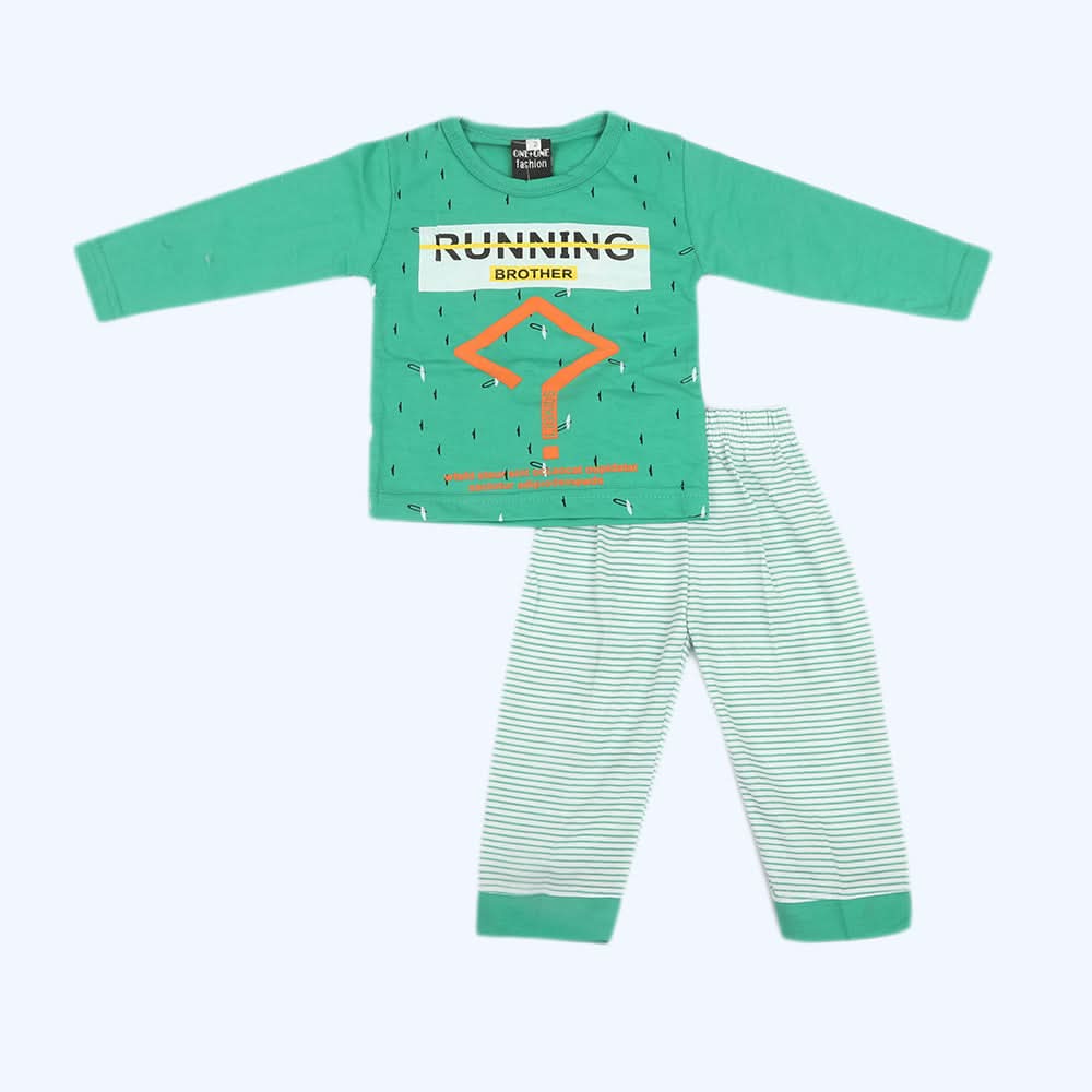 Newborn Boys Full Sleeves Suit - Green, Kids, NB Boys Sets And Suits, Chase Value, Chase Value