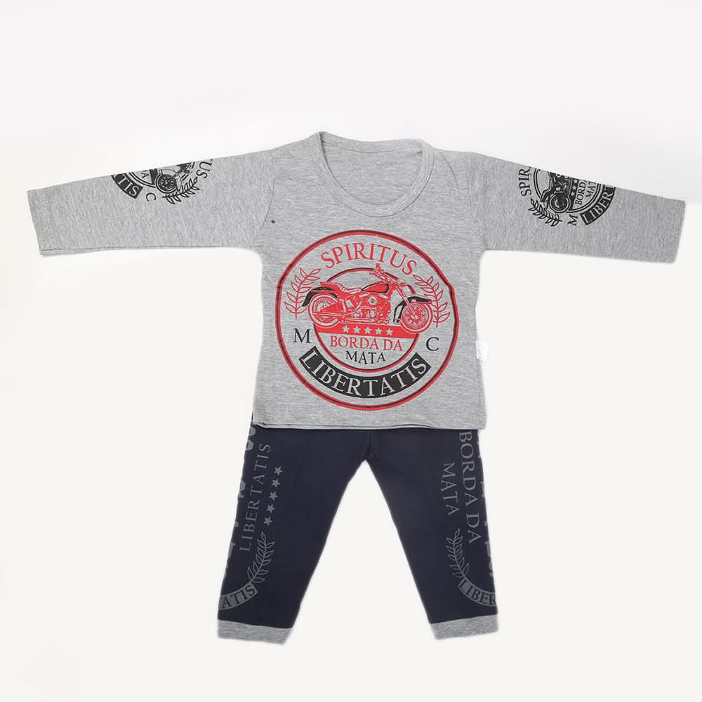 Boys Full Sleeves Suit 8705 - Grey, Kids, Boys Sets And Suits, Chase Value, Chase Value