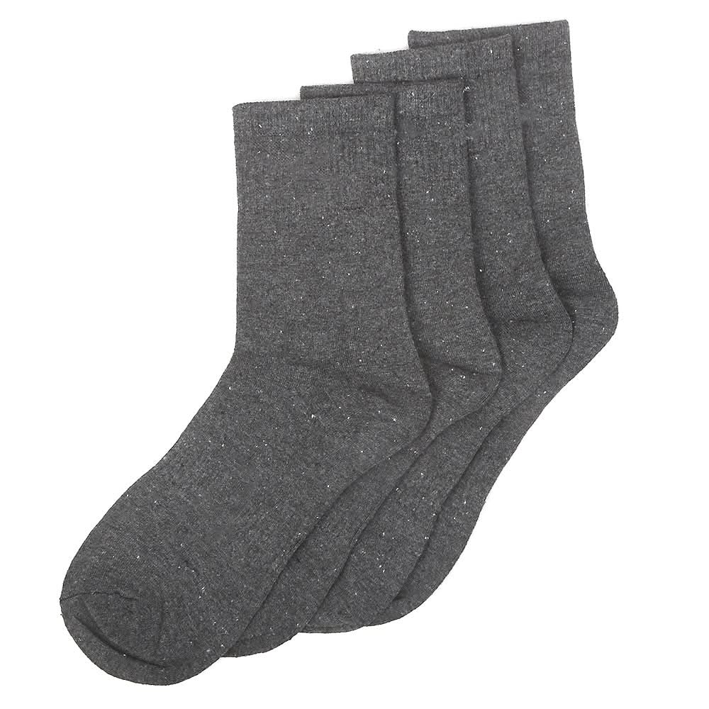 Men’s 2 Pieces Long Ankle Socks - Grey, Men, Mens Socks, Chase Value, Chase Value