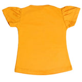 Newborn Girls Half Sleeves T-Shirt - Mustard, Kids, Newborn Girls T-Shirts, Chase Value, Chase Value