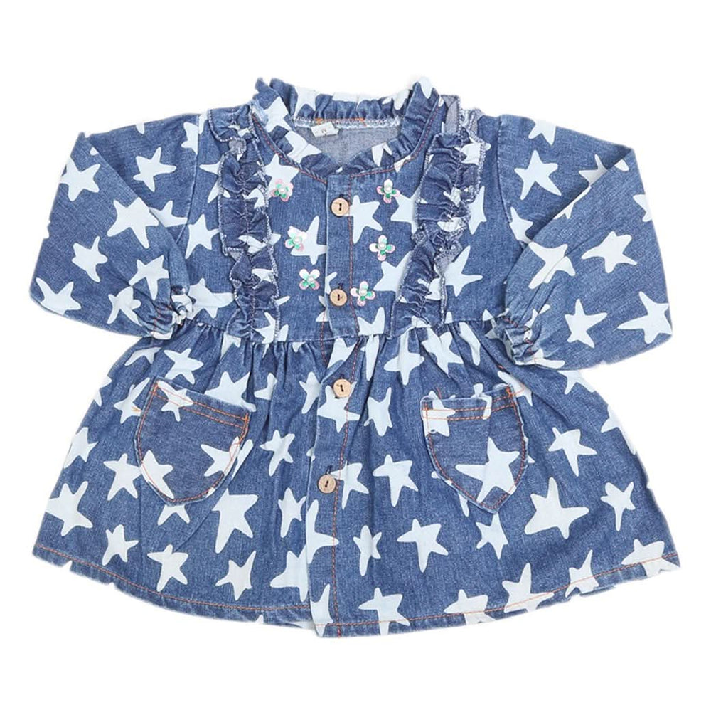 Girls Denim Top - Blue, Kids, Tops, Chase Value, Chase Value
